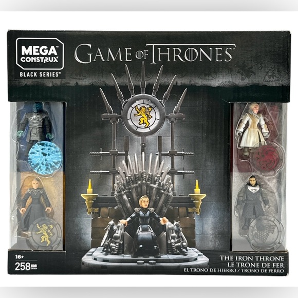 Mega Construx Black Series Game of Thrones Iron Throne & Battle Beyond the Wall - Picture 2 of 10